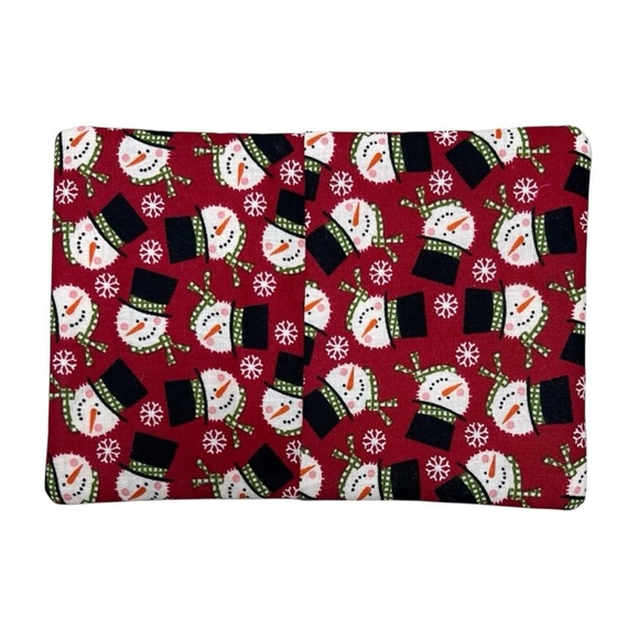 Hand Crafted Mug Rug Coaster Embroidered Cotton Fabric Padded Absorbs Liquid - Picture 8 of 8